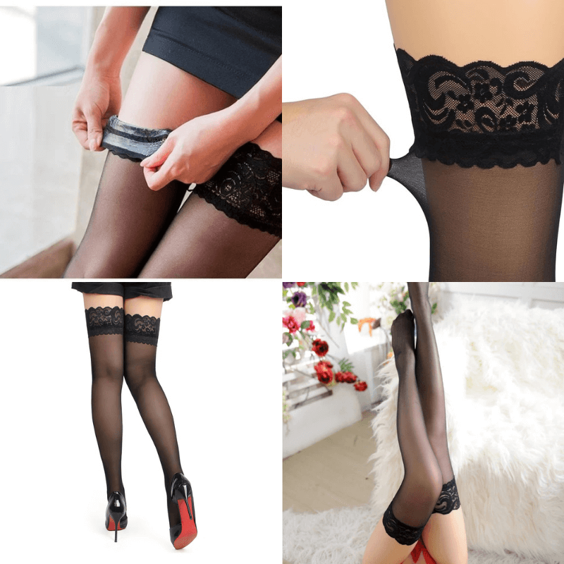 LuxeMotion™ Smoothing Lace Stockings